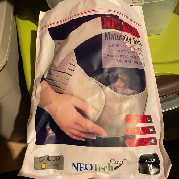 NeoTech Care Pregnancy Support Maternity Belt, Waist/Back/Abdomen Band - Picture 2 of 3